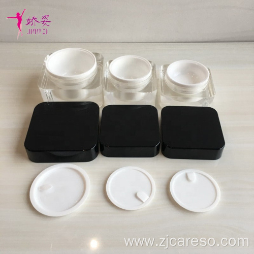 Cream jar Cosmetic Packaging plastic Bottle Sets suppler